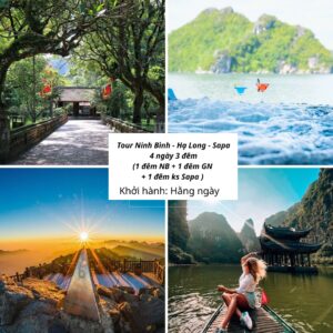 TOUR NINH BÌNH - HẠ LONG- SAPA 4 NGÀY 3 ĐÊM